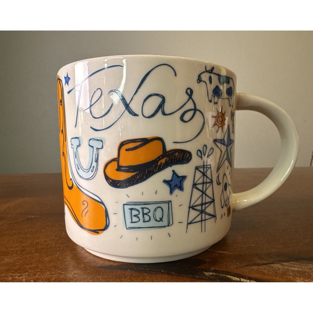 Starbucks Been There Series Collection Texas TX  14oz Coffee Mug New 2022